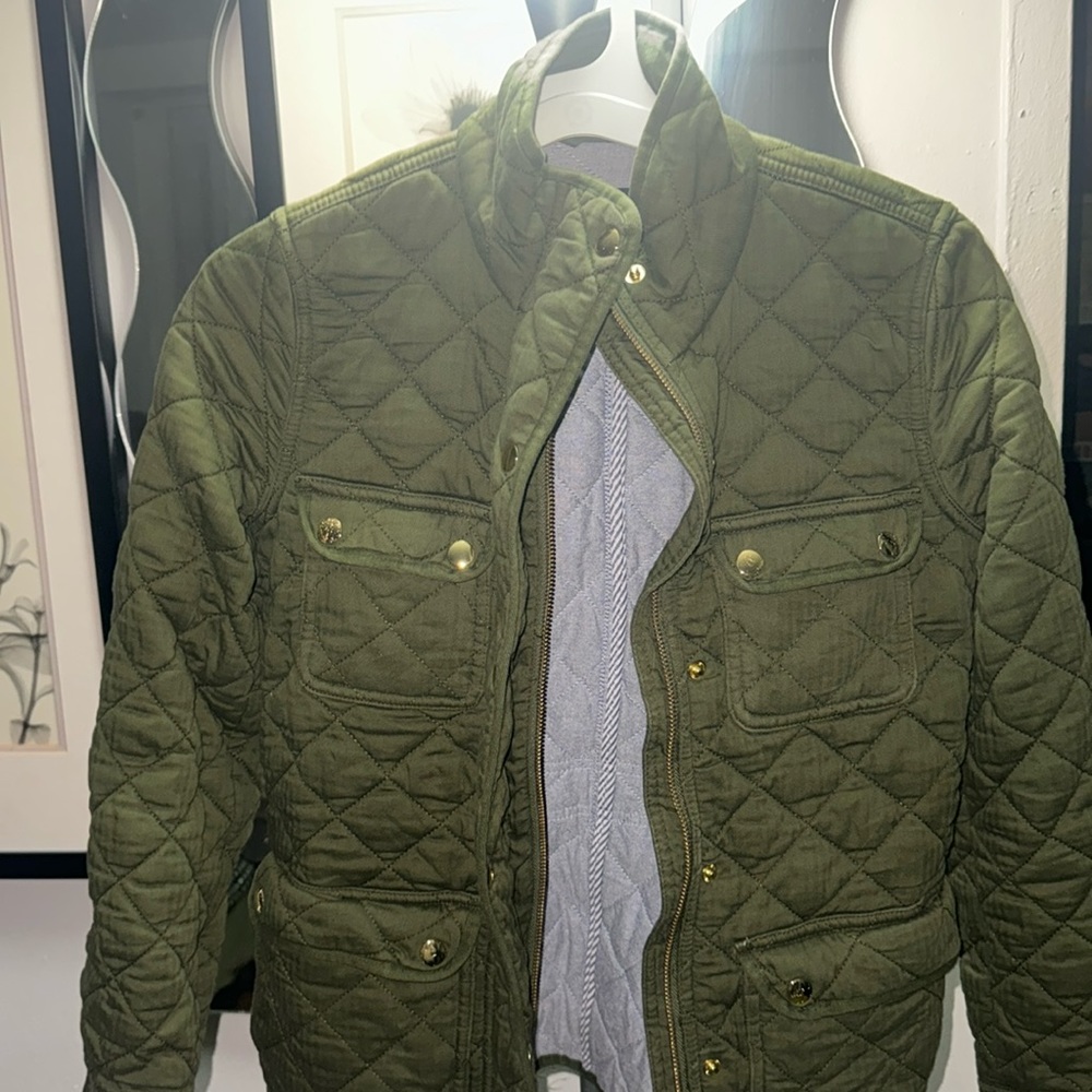 Jcrew quilted jacket